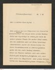 Nachlass Franz Steindachner, Brief von Haberer an Franz Steindachner (26.01.1912), Inv.Nr. 193.14, Seite 1